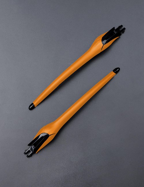 MYCOURAG Replacement Temples Arms Legs Compatible with Oakley Radar EV Path/Pitch/Advancer Sunglasses-Black - Orange