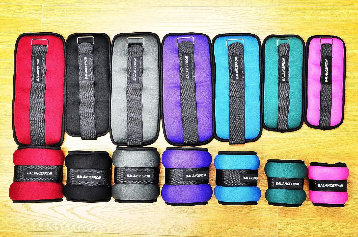 Fully Adjustable Ankle Wrist Arm Leg Weights, 1-20LBS, Multiple Options