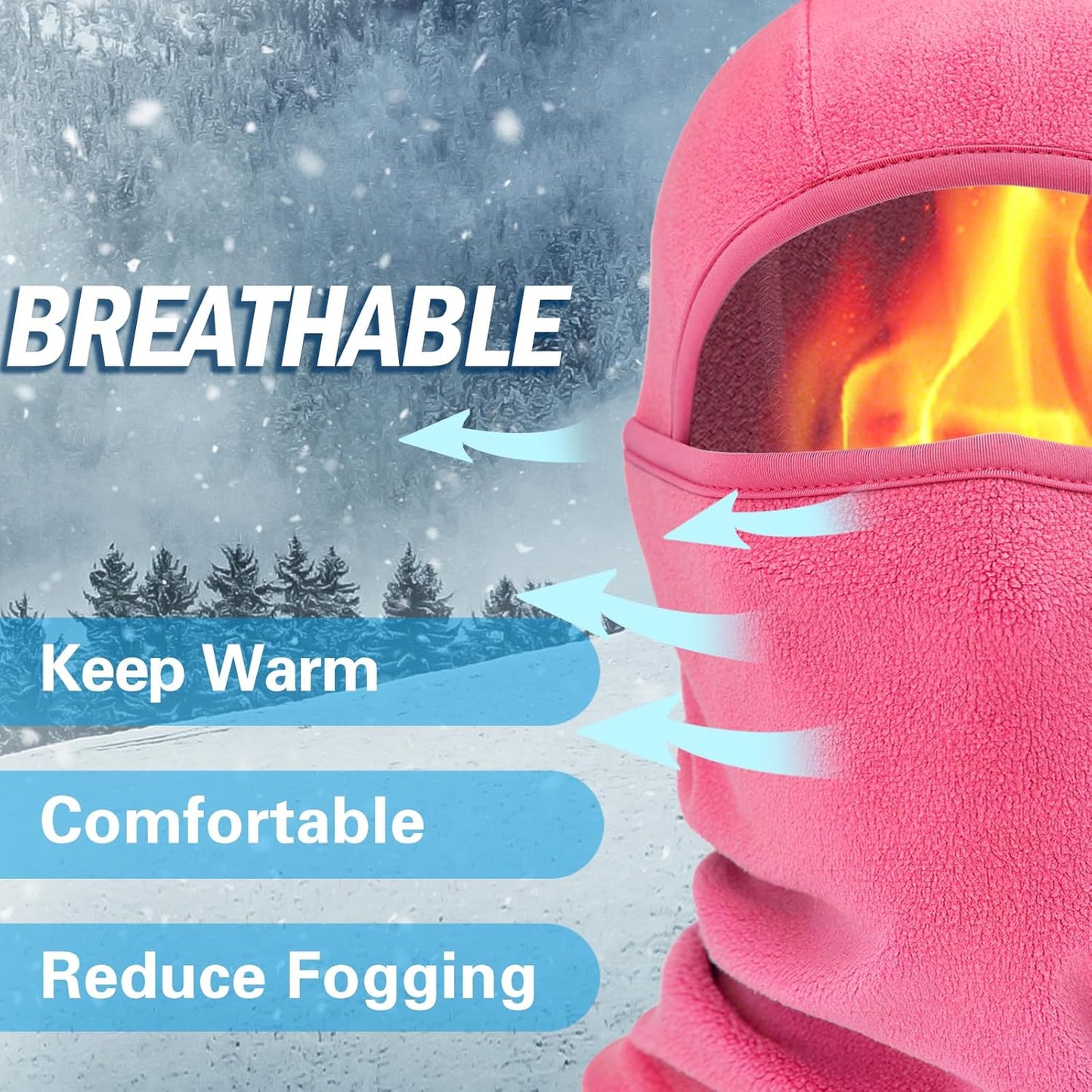 Winter Balaclava Ski Mask | Unisex Face Cover for Outdoor Sports