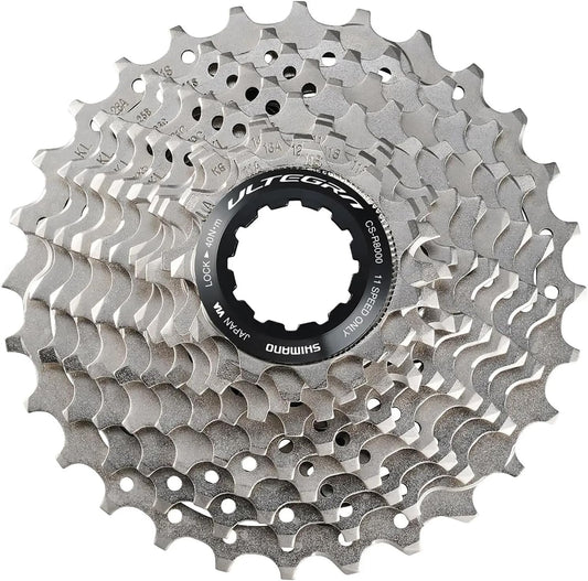 SHIMANO Unisex 305751220 Ultegra Cassette R8000 11V 11 V, Silber, One Size EU
