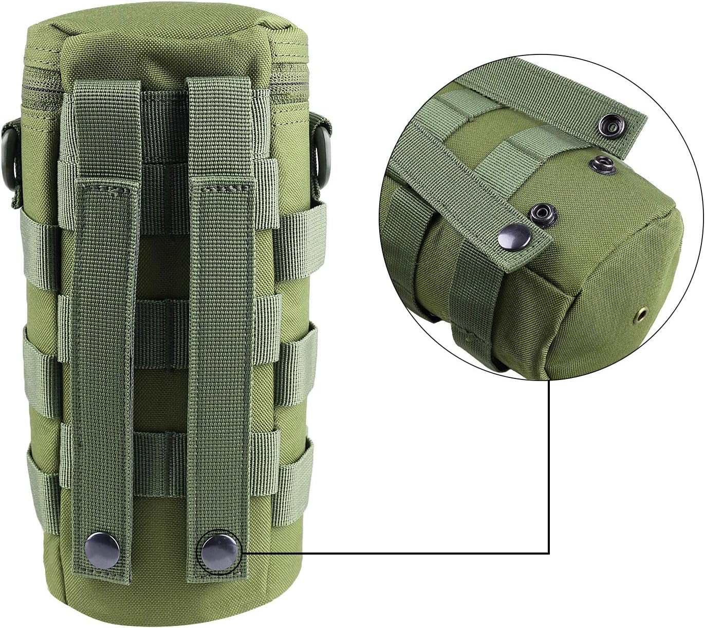 AMYIPO Water Bottle Pouch Molle Tactical Holder Storage Bag for 32oz Carrier