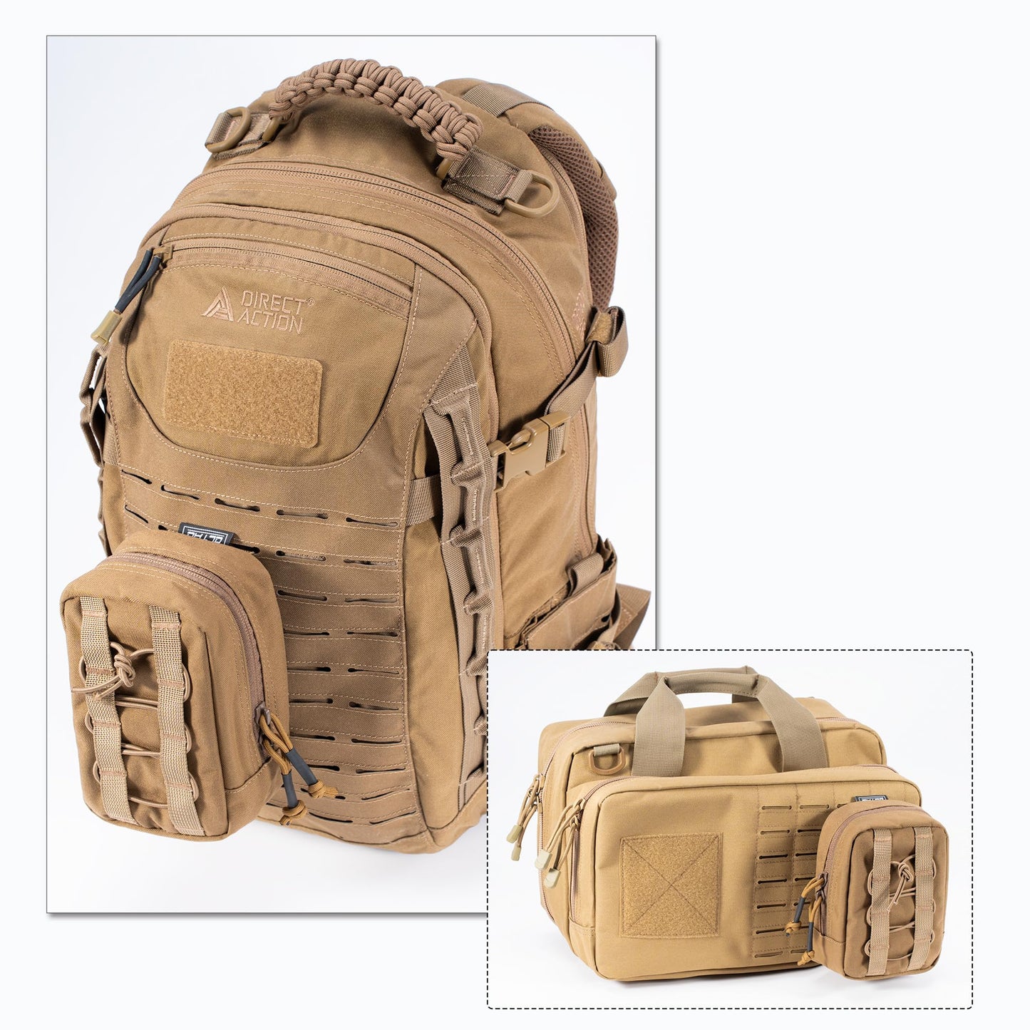 CLTAC Tactical Pouch Utility MOLLE Admin Pack Military Medical EMT IFAK Organizer EDC Tool Pocket with 500D Nylon YKK