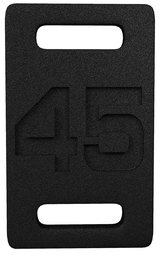 Fitvids Cast Iron Plate, Weighted Plate for Swings, Squat, Strength Training, Fitness Workout, and Home Exercises, 45-Pound