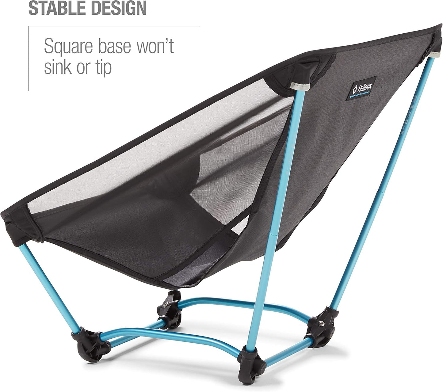 Ultralight Portable Helinox Ground Chair for Camping & Outdoor Adventures