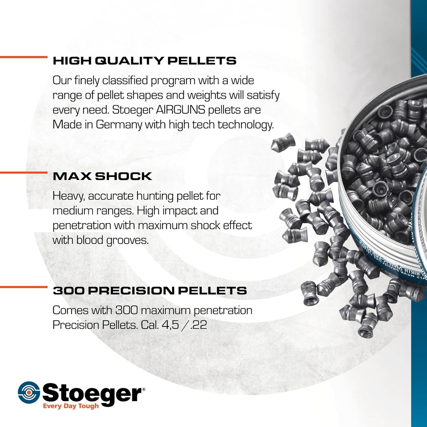 Stoeger X-Series Pellets - for Practice and Precision Targets