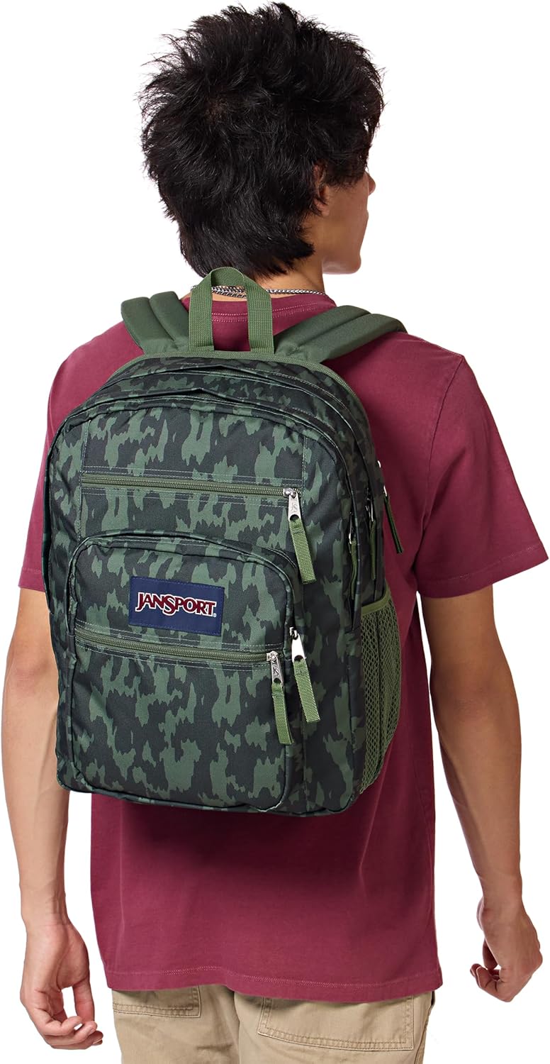 JanSport Laptop Backpack - Computer Bag with 2 Compartments, Ergonomic Shoulder Straps, 15” Laptop Sleeve, Haul Handle - Camo Illusion