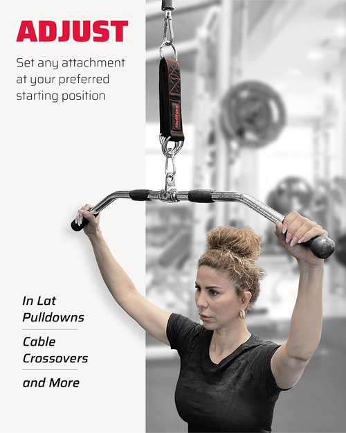 THEFITGUY Belt for Pulling & Cable Attachments Gym Straps Bundle