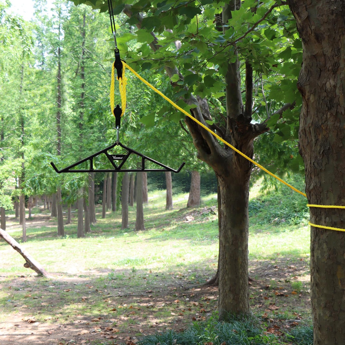 Highwild Game Hanging Gambrel & Hoist Kit with Pulleys & Rope - 1600 lbs