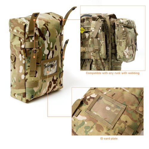 MT 2Pcs US Military MOLLE Sustainment Pouch, Army Utility Pouch
