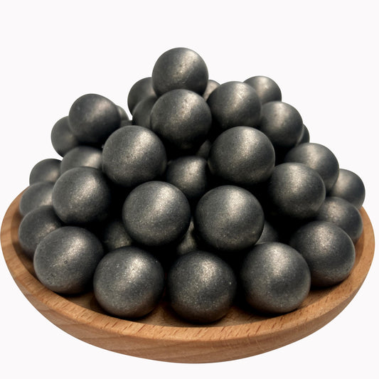ALIEN PLAY 50 X 68 Cal Self Defense Aluminum Balls, Reusable Solid 68 Caliber Projectiles Fit for Byrna SD/Salt Supply S2/ HDS/HDR 68, Solid 7.3 Grams Alu Balls for Target Practice (BLK)