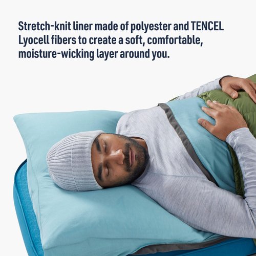 Sea to Summit Sleep System: Camp Plus SI Mat and Comfort Blend Sleeping Bag Liner