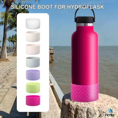 Silicone Boot & Cup Cover for Stanley 30/40 oz Quencher - Anti-Slip Bottom Sleeve