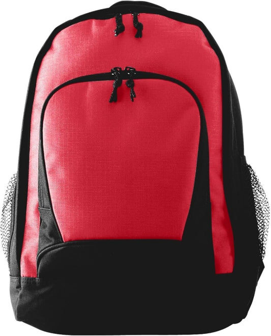 Augusta Sportswear Ripstop Backpack, One Size, Black/Black