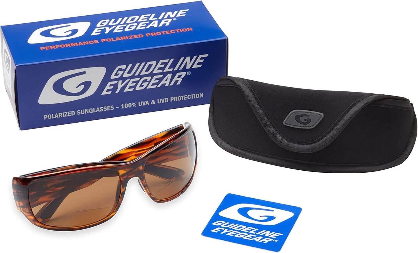 Wake Polarized Bifocal Sunglass with Freestone Brown Lens