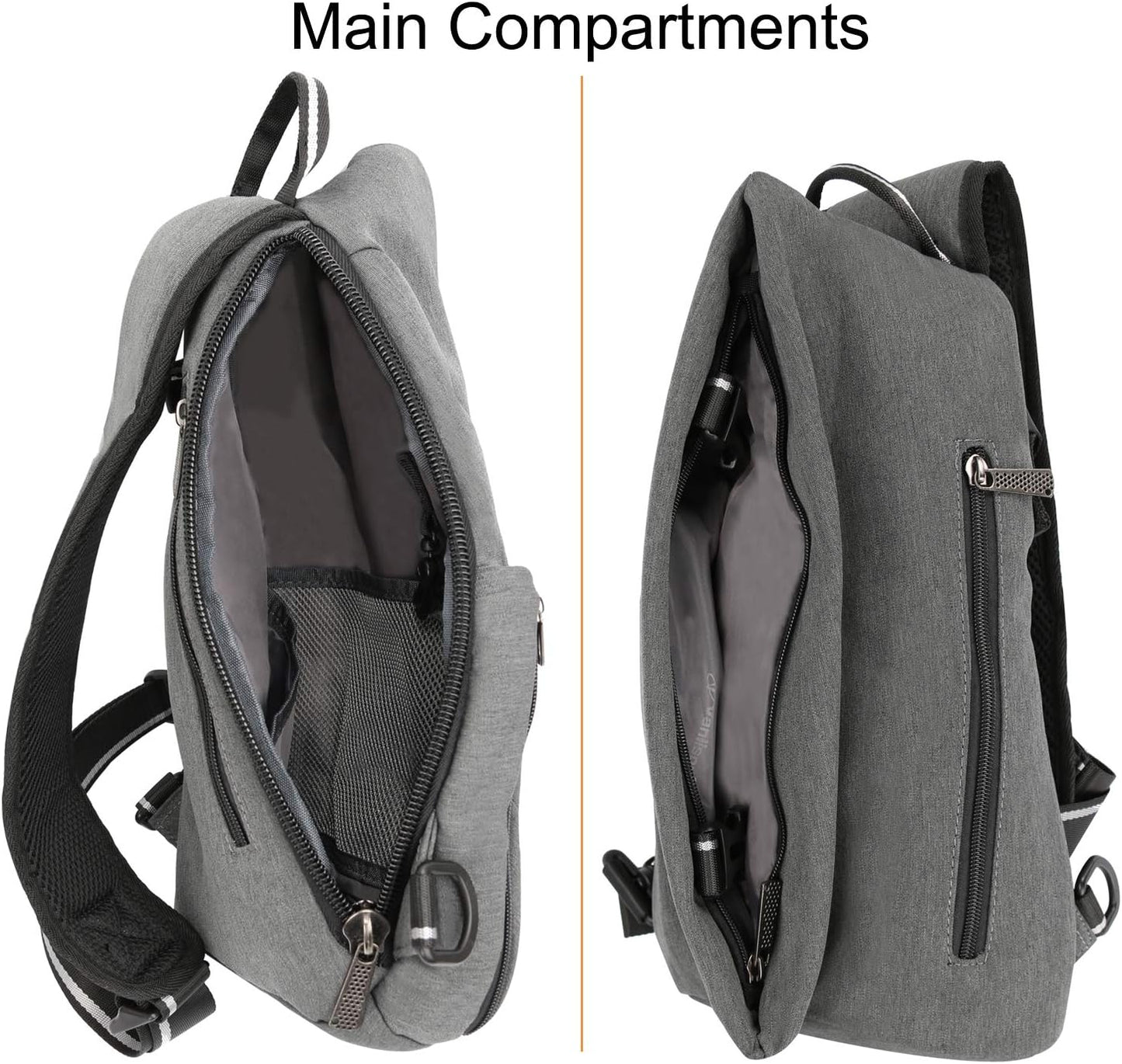 Sling Bag Small Backpack Crossbody Shoulder Bag Sling Pack