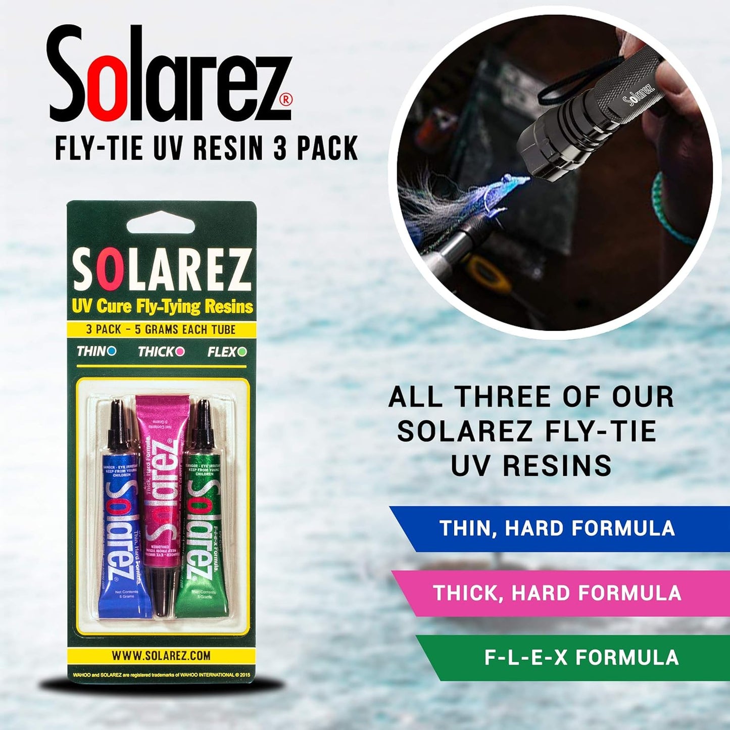 SOLAREZ Artisan Epoxy Resin Kit - Clear, UV-Resistant, 16 oz for Crafts & Repairs