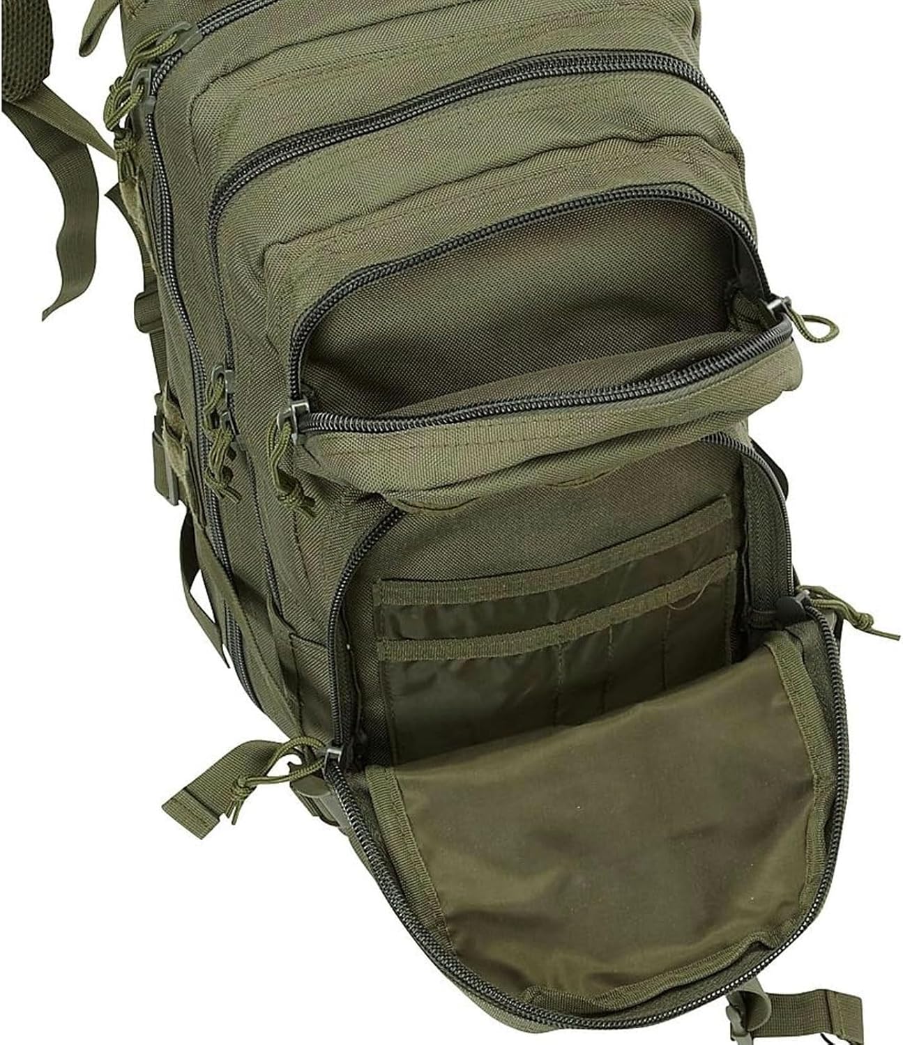 Fox Outdoor Products Medium Transport Pack | 29L Tactical Backpack with Organizer Pockets, MOLLE Webbing & Hydration Sleeve, Coyote