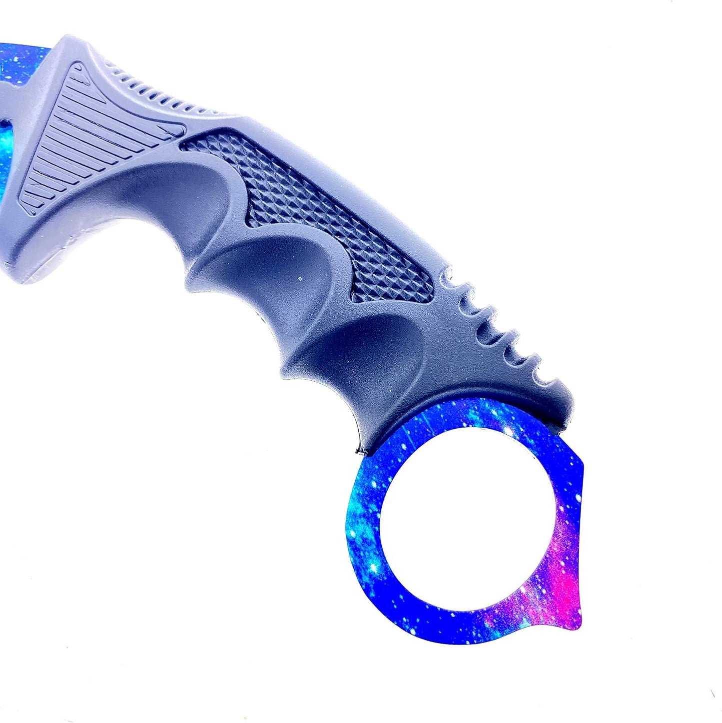 Falcon 7.5" Tactical Fixed Blade Training, No Edge. For Training Purpose Only (Black)