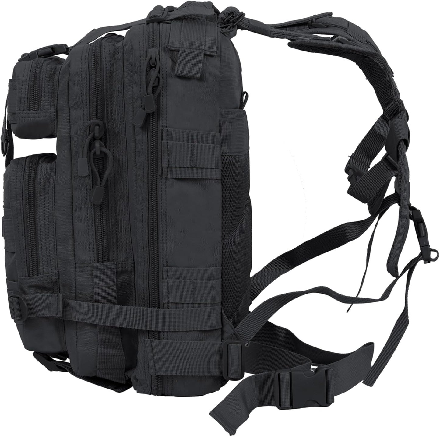 Seibertron Falcon Water Repellent Hiking Camping Backpack Compact Pack Summit Bag (Black 27L)