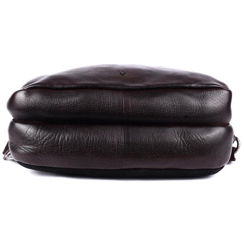 VILENCA HOLLAND 15 Inch Genuine Leather Backpack for Women and Men, Brown Leather Backpack with Adjustable Shoulder Strap