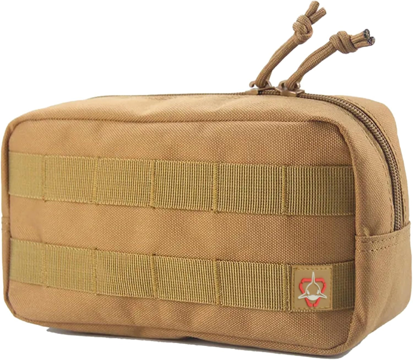 Horizontal Zippered Multi-Purpose Molle Admin Pouch Utility EDC Tool Gear Gadget Waist Bag Organizer