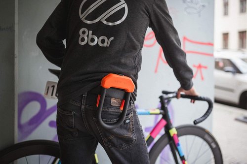 Maximum Security U Lock for Bikes - Hiplok DX Heavy-Duty E-Bike Lock
