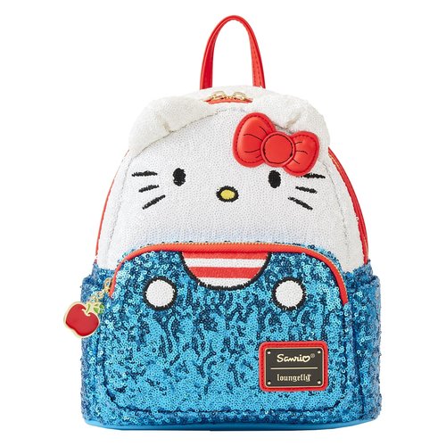 Loungefly Sanrio Sequin Hello Kitty Mini Backpack: Sparkling Style with Iconic Cuteness!
