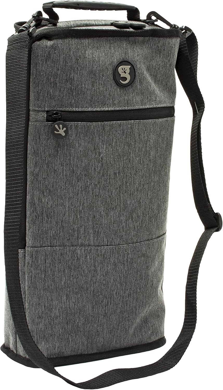 geckobrands Verticool Cooler - Insulated Portable Soft Cooler Bag with Adjustable Shoulder Strap, Holds 9 Cans or 2 Wine Bottles, Perfect for Beach, Picnics, and Outdoor Activities