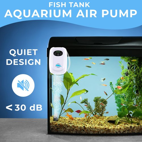 Hydro Charge | Aerator for Bait Bucket | Water Resistant, USB Rechargeable, 2W, 2200 mAh Battery Capacity, 24h Runtime per Charge, 48h on Battery Saving Mode | Minnow Bucket Aerator | Bait Bubbler