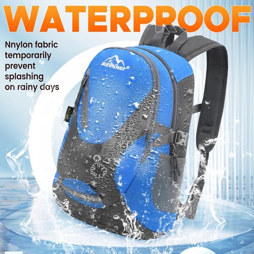 Lightweight Water-Resistant Hiking Backpack for Cycling & Travel - Small Daypack M0714
