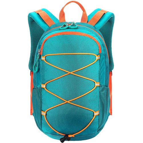 Unineovo 10L Kids Hiking Backpack, Small Waterproof Travel Daypack for Camping, Lightweight Pack for Boys or Girls Ages 4-12 (Green)