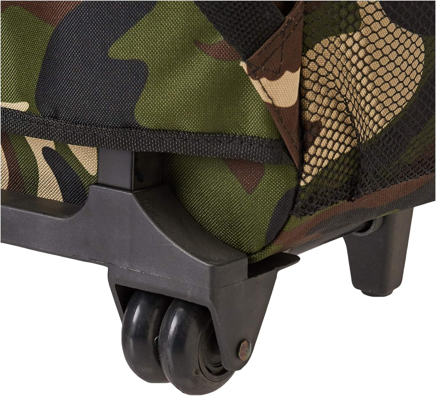 Rockland Double Handle Rolling Backpack, CAMO, 17-Inch