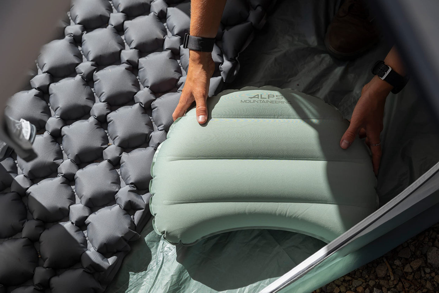 ALPS Mountaineering Vice Camping Pillow, One Size, Iceberg Green