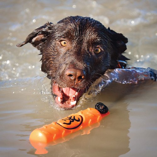 Browning Pet Hunting Durable Vinyl and Canvas Training Dummy, Fetch and Retrieval Tool, Vinyl (Orange), Large