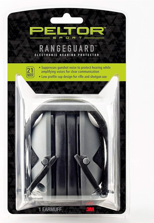 Sport RangeGuard™ Earmuffs by Peltor™ - Gray, Noise-Canceling Hearing Protection