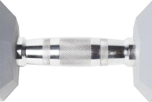Color Coated Hex Dumbbells with Chrome Handle - CAP Barbell Weights for Strength Training