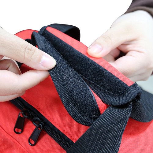 MYDAYS OUTDOOR First Aid Medical Backpack,First Aid Backpack Empty,EMS EMT First Aid Bag Empty,Emergency Medical Bag,Trauma Bag for Camping,Hiking,Outdoor Travel(Red)