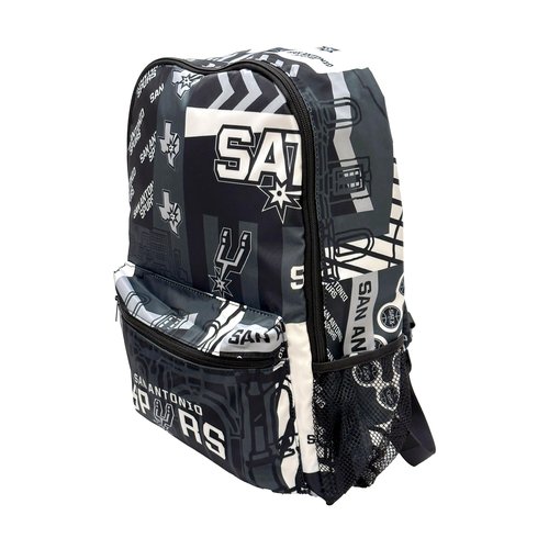 Pro Specialties Group San Antonio Spurs basketball travel backpack, hiking, gym Backpack durable bag designed for men and women. Ideal for Adults, extra-large & waterproof use for various activities