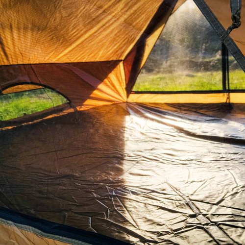 POMOLY Camping Hot Tent Cabin Tent, Chalet 70 Pro Portable Wall Tent with Stove Jack and Two Poles for 2-3 Person Hiking, Backpacking