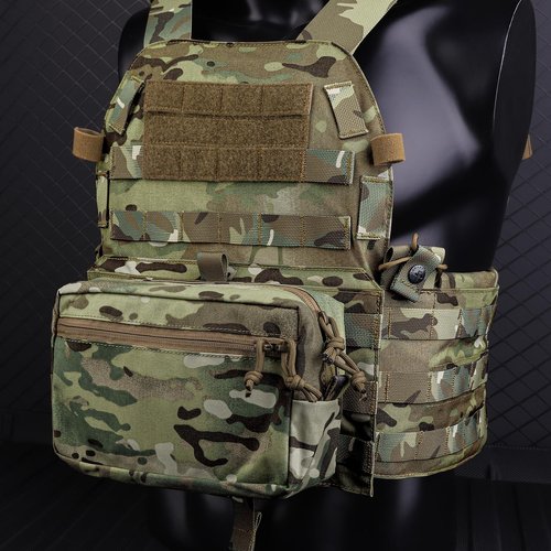 Tactical Molle Pouch Admin Wide GP Pouches for Chest Rig Vest Duty Belt Large EDC Utility Bag as Cummerbund Expanded Storage Bags