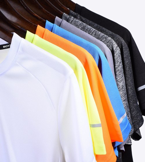 Men's 3 Pack Workout Shirts Dry Fit Crew Neck T Shirts Athletic Running Gym Mesh Short Sleeve Tee Tops Black/Grey/Dark Grey-3P11-M