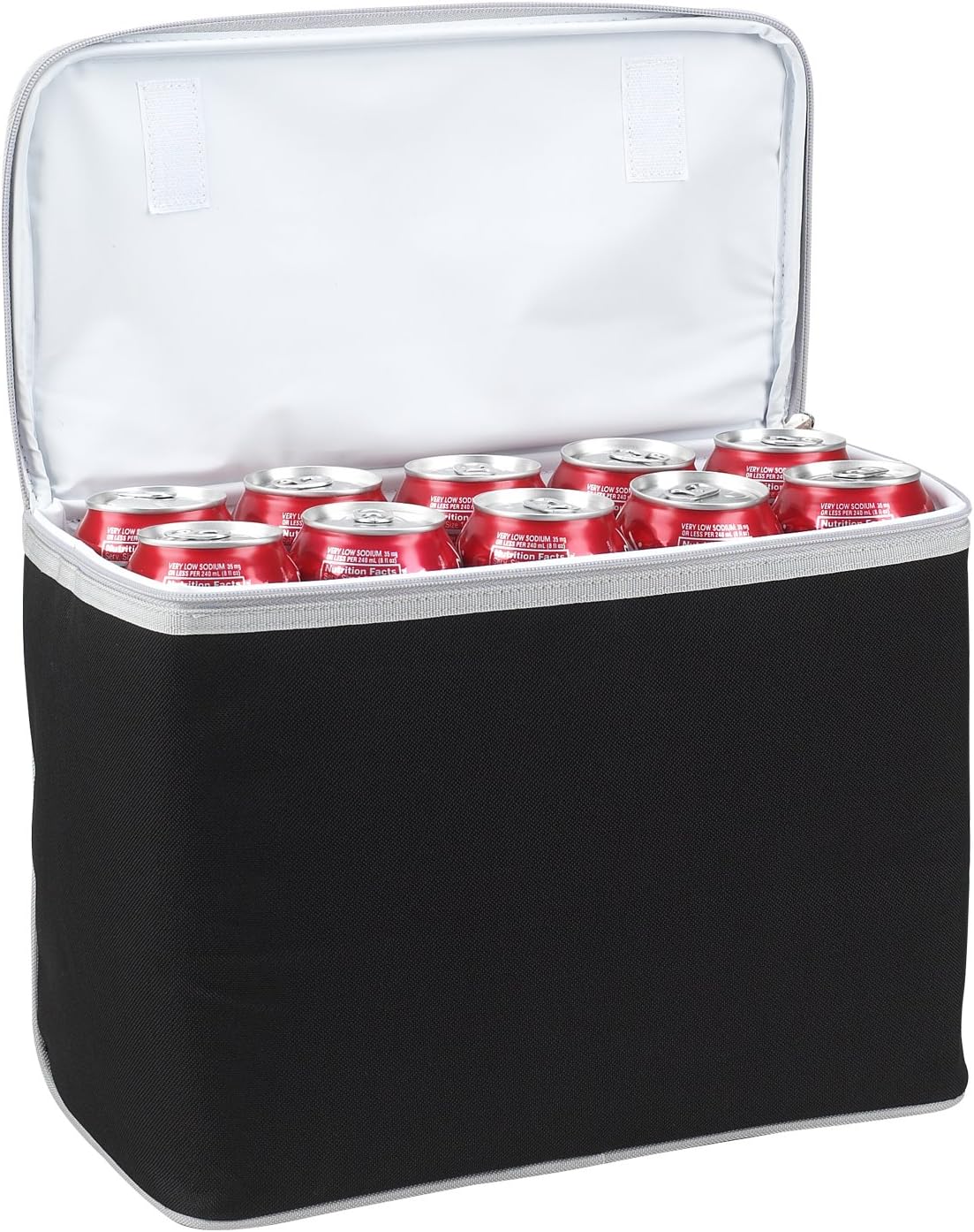 Picnic at Ascot Original Folding Trunk Organizer With Cooler, Red Chevron