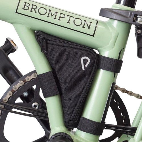 Vincita Boomerang Bag - Frame Bag for Brompton Bike - Bicycle Accessories (Black)