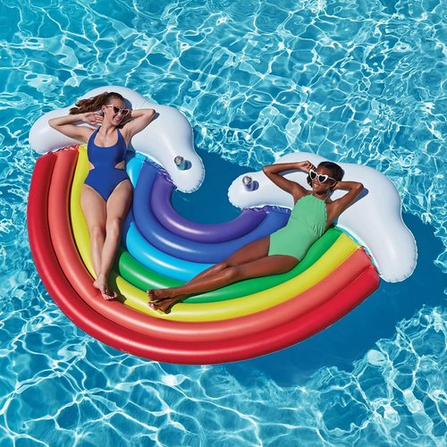Member's Mark 2 Person Rainbow Float