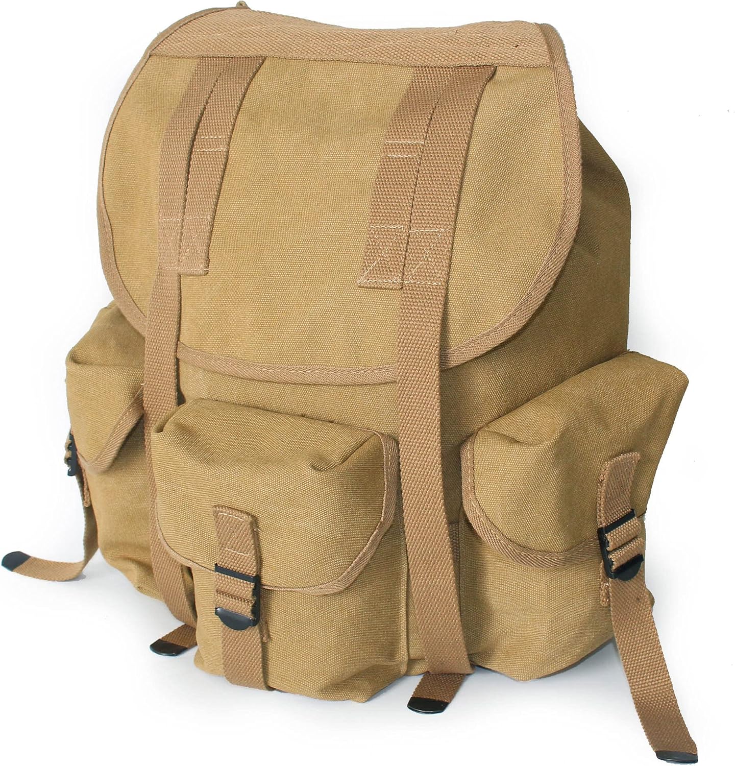 WW2 WWII US Military M14 Haversack Field Bag Backpack Canvas Khaki