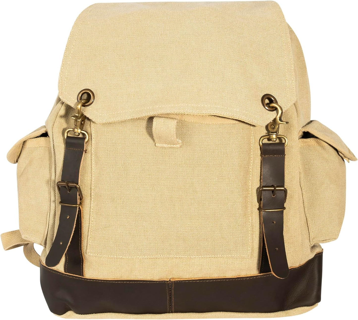 Rothco Vintage Expedition Rucksack - Classic Canvas Backpack for Everyday Adventures