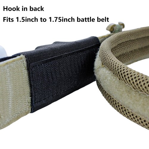 Tourniquet Holder Elastic TQ Holster, Tactical Tourniquet Holder for Duty Belt, TQ Sleeve Pouch Retention Loop Battle Belt Accessories