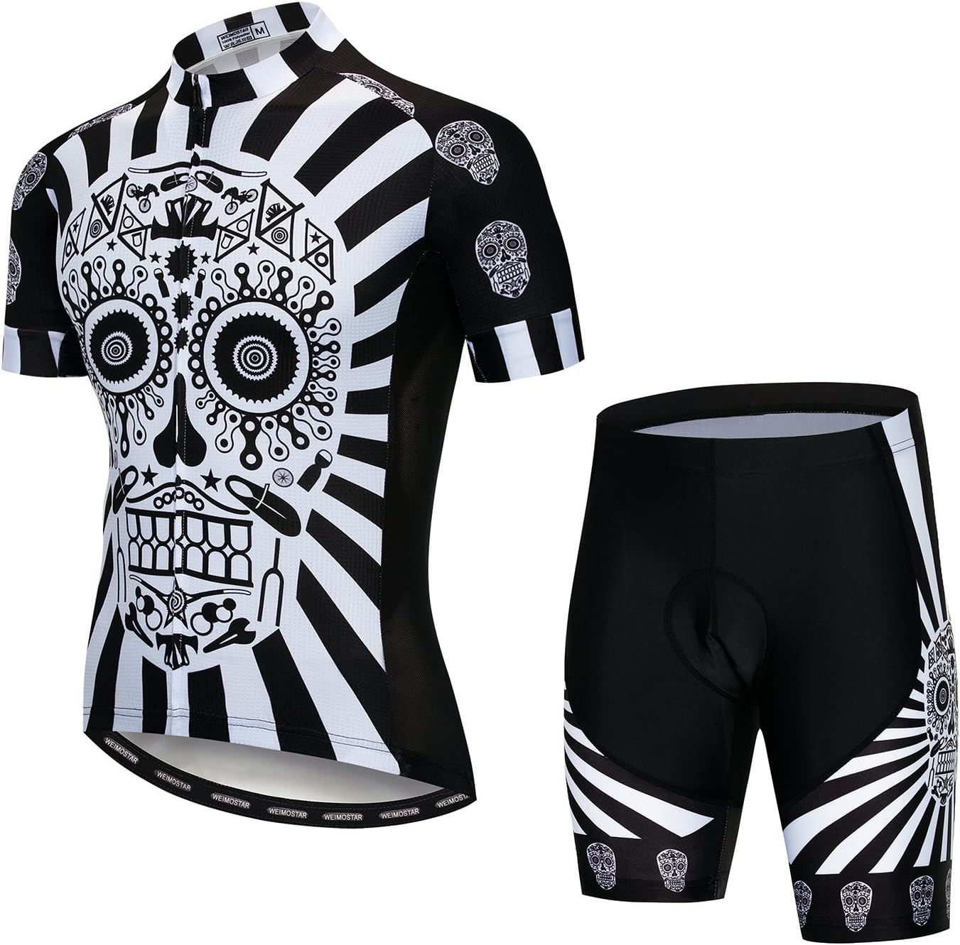 JPOJPO Cycling Jersey Men, Mountain Bike Shirt Tops S-5XL - Breathable and Quick Dry