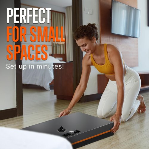 Squatz Smart Home Gym – 100+ Exercises, 100LB Digital Resistance, Replaces Full Gym, No Installation, 2 Modes, App with Training Workouts – All-in-One Fitness System for Full Body Training