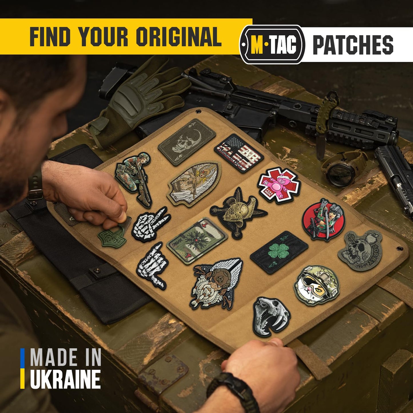 M-Tac Morale 3D PVC Patch MC - Funny Cat Badge for Tactical Military Army Gear with Hook Fastener (#12)